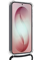 NoXx NoXx Samsung Galaxy S26 Plus Hoesje Pashouder met Koord Met 2x Screenprotector