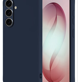 NoXx NoXx Samsung Galaxy S26 Plus Hoesje Siliconen - Donkerblauw