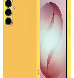 NoXx NoXx Samsung Galaxy S26 Plus Hoesje Siliconen - Geel