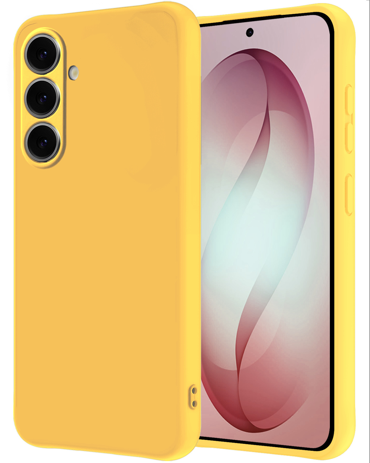 NoXx NoXx Samsung Galaxy S26 Plus Hoesje Siliconen - Geel