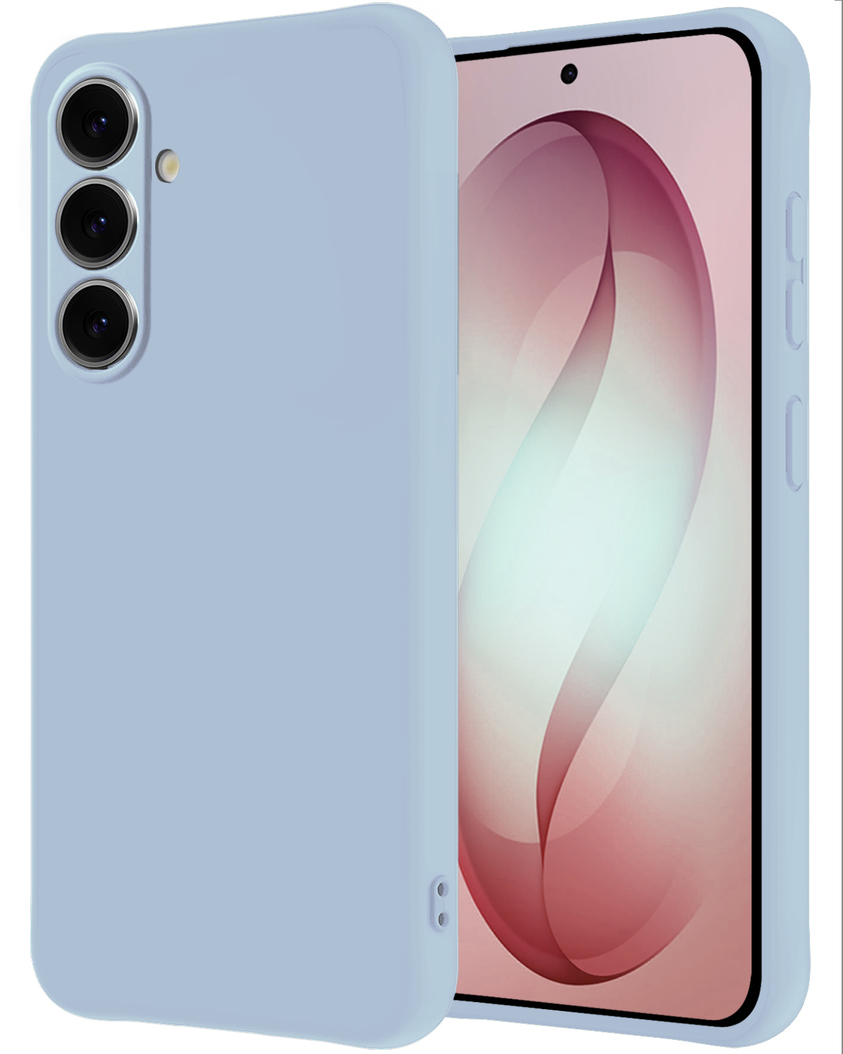 NoXx NoXx Samsung Galaxy S26 Plus Hoesje Siliconen - Lichtblauw