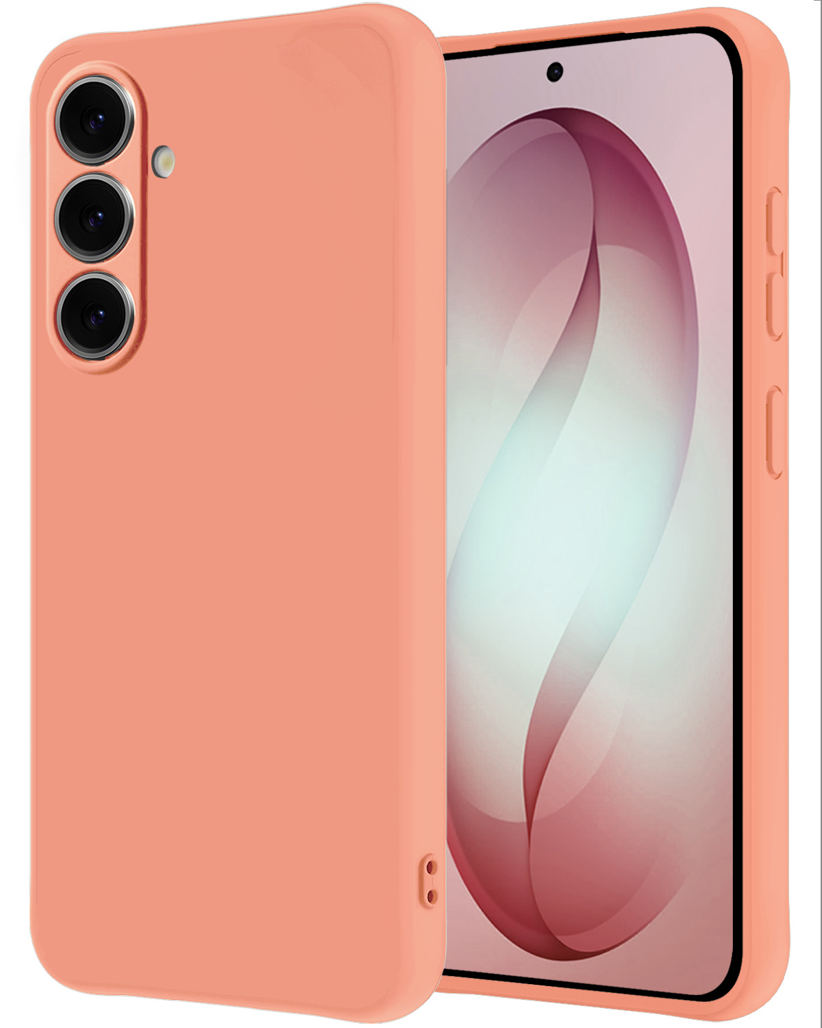 NoXx NoXx Samsung Galaxy S26 Plus Hoesje Siliconen - Perzik