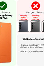 NoXx NoXx Samsung Galaxy S26 Plus Hoesje Siliconen - Transparant