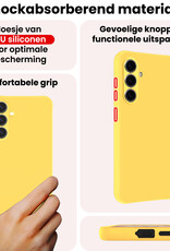 NoXx NoXx Samsung Galaxy S26 Plus Hoesje Siliconen - Geel - 2 PACK