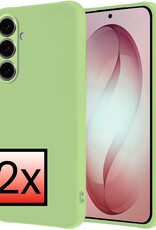 NoXx NoXx Samsung Galaxy S26 Plus Hoesje Siliconen - Groen - 2 PACK