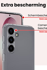 NoXx NoXx Samsung Galaxy S26 Plus Hoesje Siliconen Met Screenprotector - Transparant