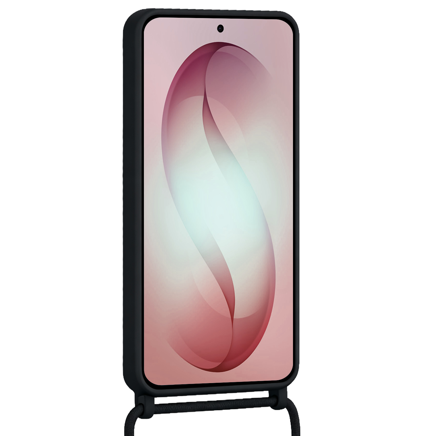 NoXx NoXx Samsung Galaxy S26 Plus Hoesje Pashouder met Koord - Zwart - 2 PACK