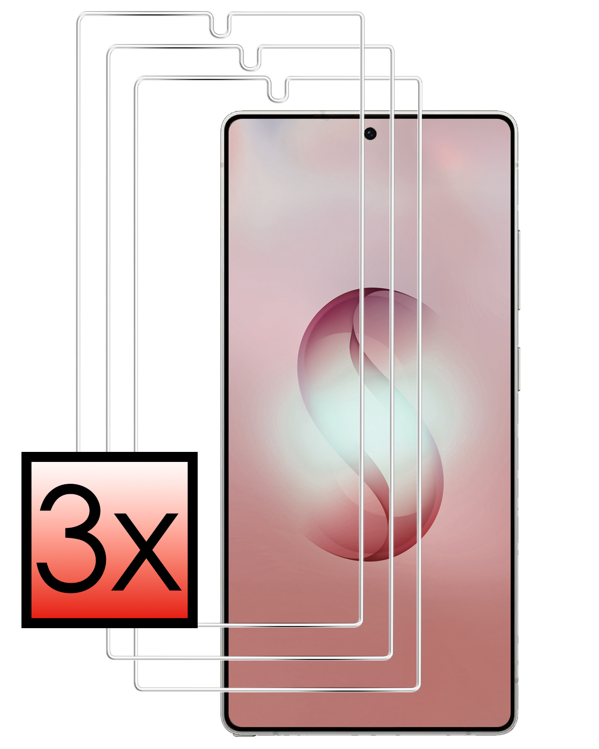 NoXx NoXx Samsung Galaxy S26 Ultra Screenprotector Glas - 3 PACK