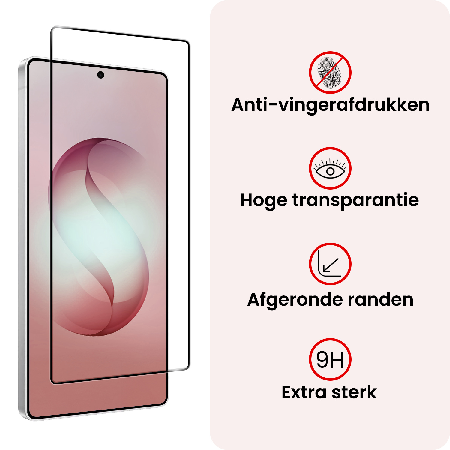 NoXx NoXx Samsung Galaxy S26 Ultra Screenprotector Glas Full Cover - 2 PACK