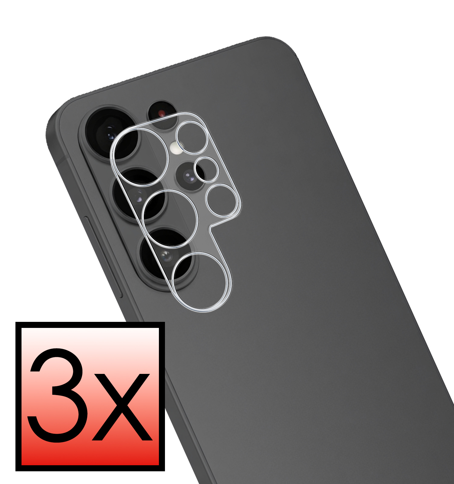 NoXx NoXx Samsung Galaxy S26 Ultra Camera Screenprotector - 3 PACK