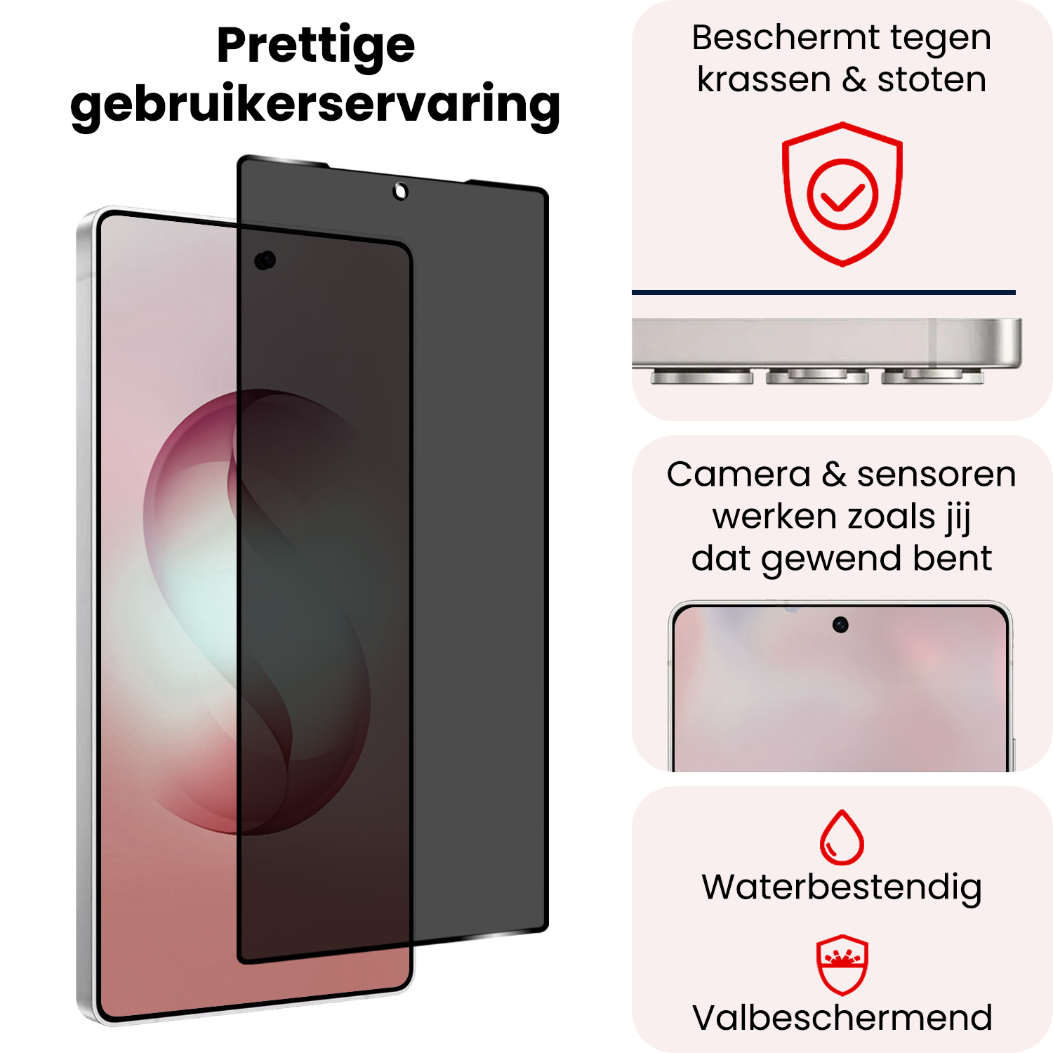 NoXx NoXx Samsung Galaxy S26 Ultra Screenprotector Glas Privacy