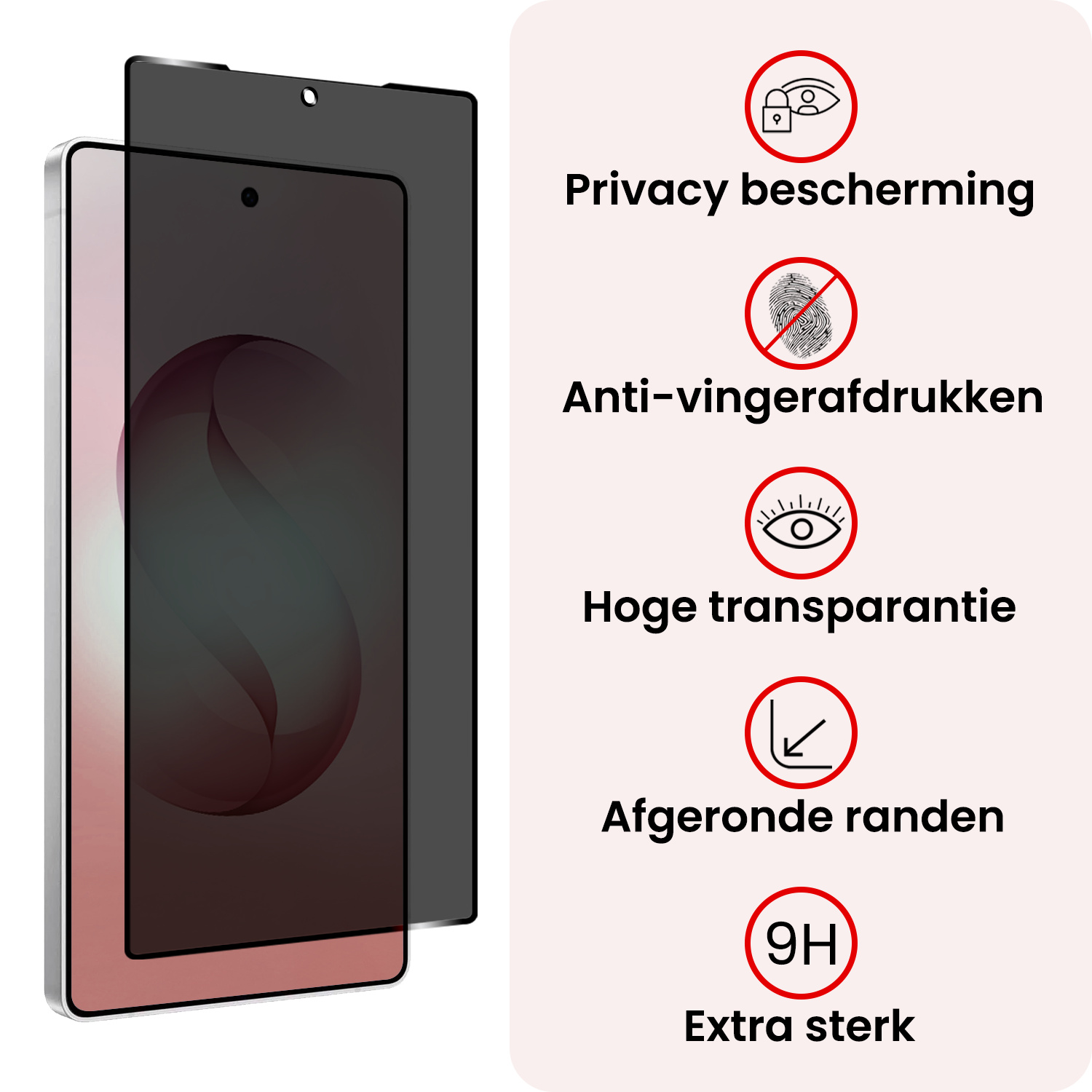 NoXx NoXx Samsung Galaxy S26 Ultra Screenprotector Glas Privacy - 2 PACK