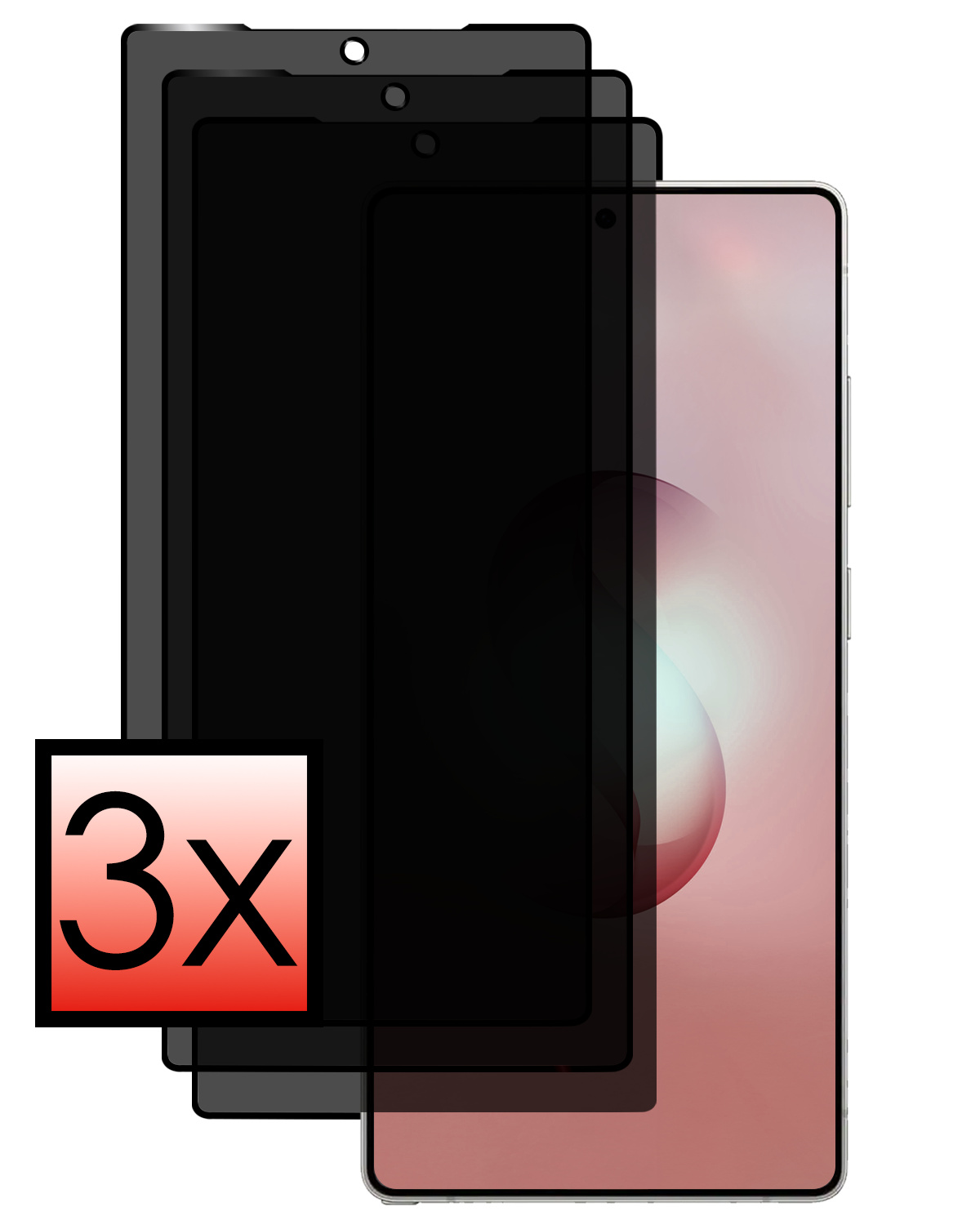 NoXx NoXx Samsung Galaxy S26 Ultra Screenprotector Glas Privacy - 3 PACK