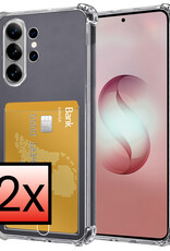 NoXx NoXx Samsung Galaxy S26 Ultra Hoesje Pashouder - 2 PACK