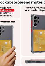 NoXx NoXx Samsung Galaxy S26 Ultra Hoesje Pashouder Met Screenprotector