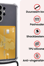 NoXx NoXx Samsung Galaxy S26 Ultra Hoesje Pashouder met Koord