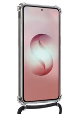 NoXx NoXx Samsung Galaxy S26 Ultra Hoesje Pashouder met Koord Met Screenprotector