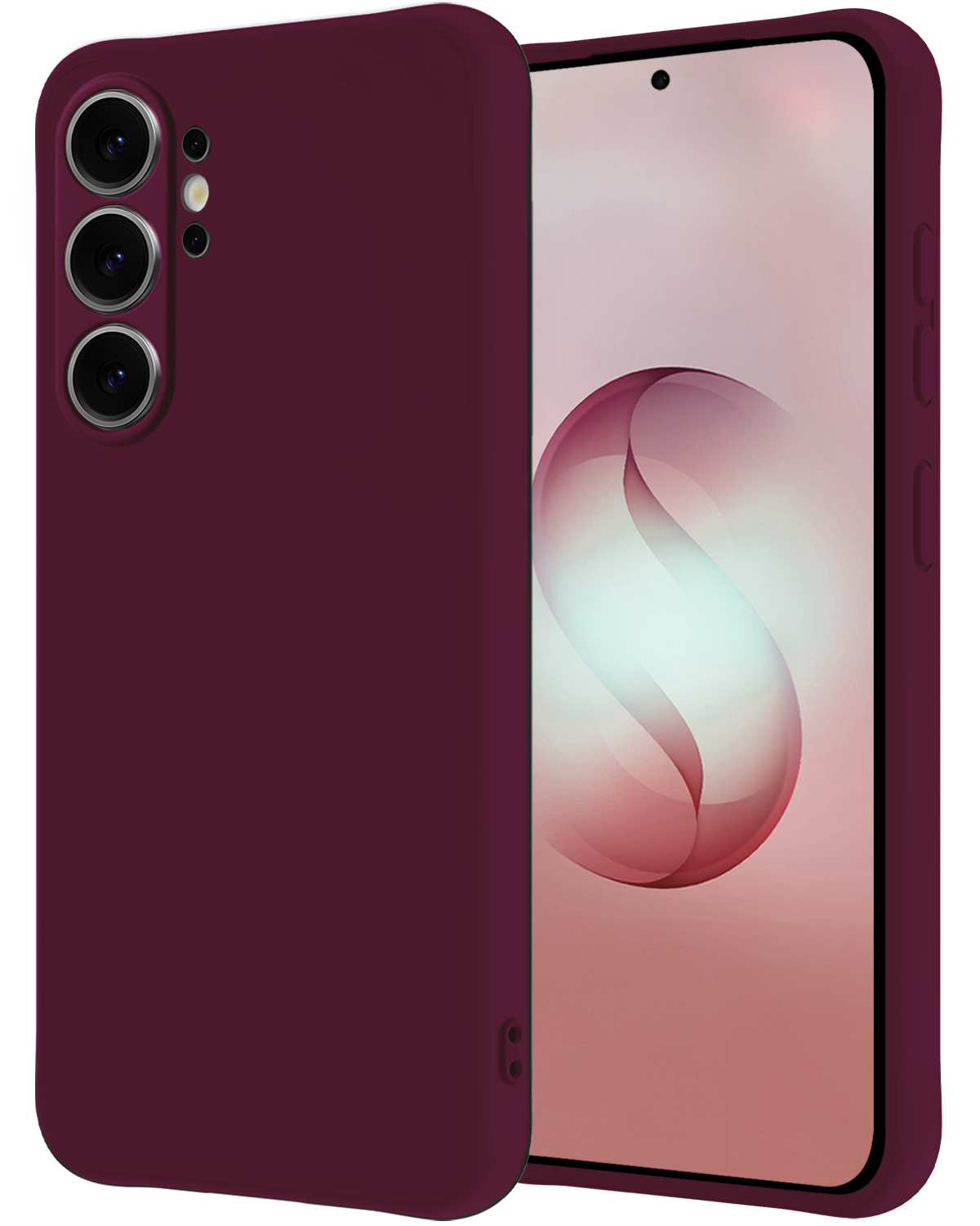 NoXx NoXx Samsung Galaxy S26 Ultra Hoesje Siliconen - Aubergine