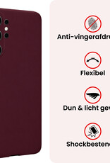 NoXx NoXx Samsung Galaxy S26 Ultra Hoesje Siliconen - Aubergine