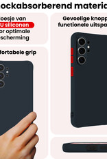 NoXx NoXx Samsung Galaxy S26 Ultra Hoesje Siliconen - Donkerblauw