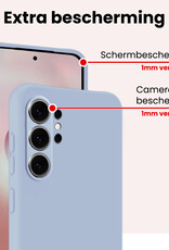 NoXx NoXx Samsung Galaxy S26 Ultra Hoesje Siliconen - Lichtblauw