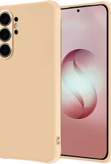 NoXx NoXx Samsung Galaxy S26 Ultra Hoesje Siliconen - Zand