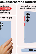 NoXx NoXx Samsung Galaxy S26 Ultra Hoesje Siliconen - Lichtblauw - 2 PACK