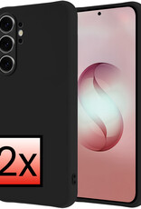 NoXx NoXx Samsung Galaxy S26 Ultra Hoesje Siliconen - Zwart - 2 PACK