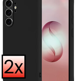 NoXx NoXx Samsung Galaxy S26 Ultra Hoesje Siliconen - Zwart - 2 PACK