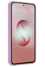 NoXx NoXx Samsung Galaxy S26 Ultra Hoesje Siliconen Met Screenprotector - Lila