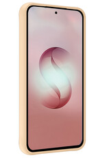 NoXx NoXx Samsung Galaxy S26 Ultra Hoesje Siliconen Met Screenprotector - Zand