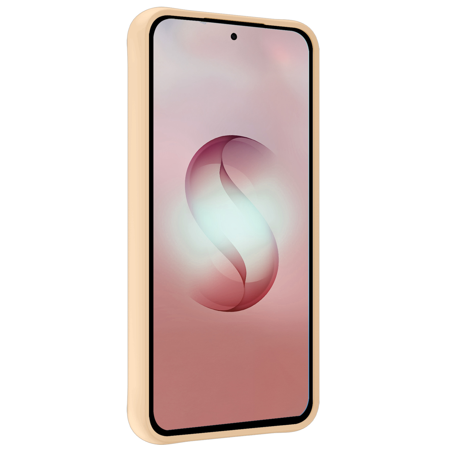 NoXx NoXx Samsung Galaxy S26 Ultra Hoesje Siliconen Met Screenprotector - Zand