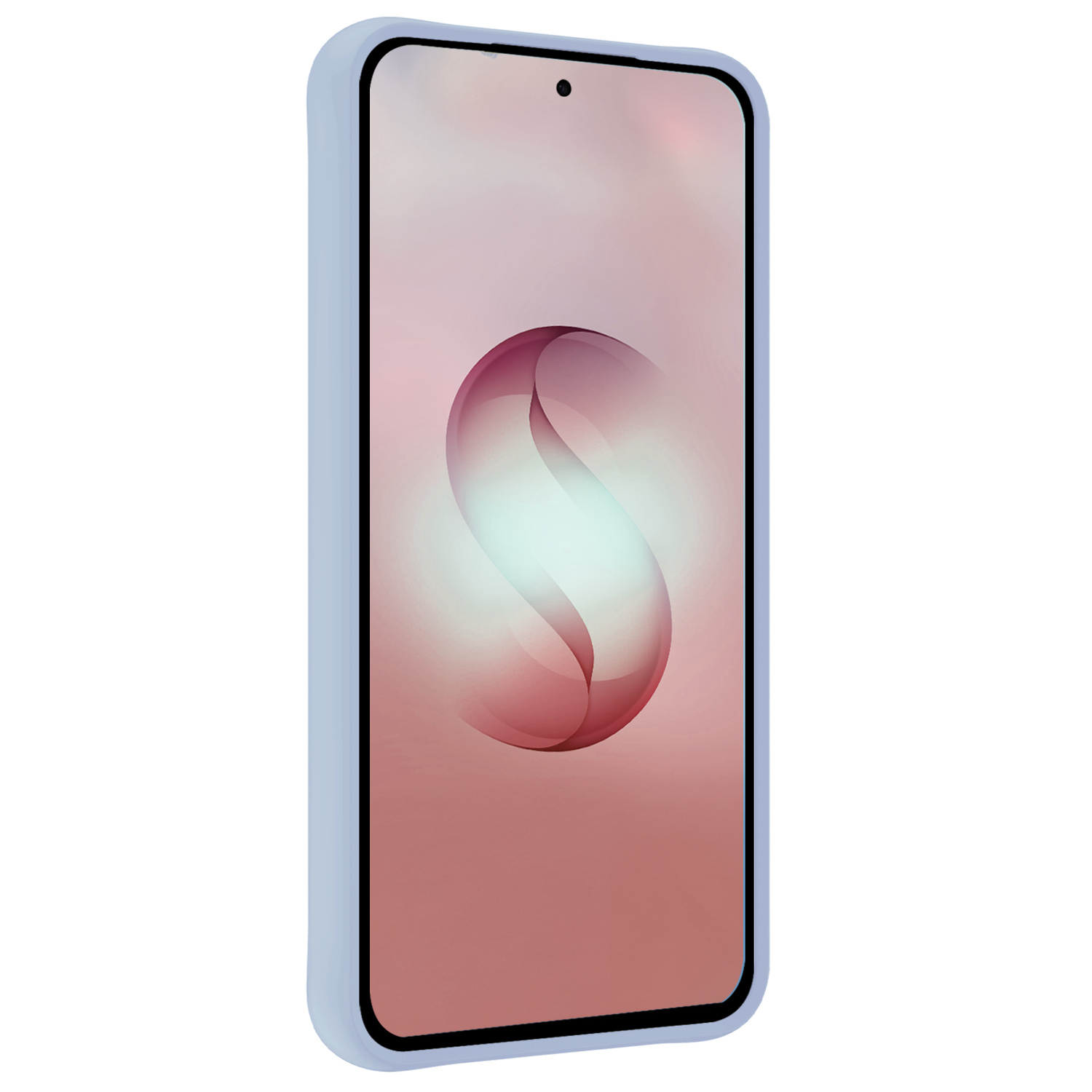 NoXx NoXx Samsung Galaxy S26 Ultra Hoesje Siliconen Met 2x Screenprotector - Lichtblauw