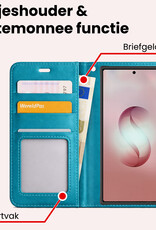 NoXx NoXx Samsung Galaxy S26 Ultra Hoesje Bookcase - Turquoise