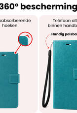NoXx NoXx Samsung Galaxy S26 Ultra Hoesje Bookcase - Turquoise