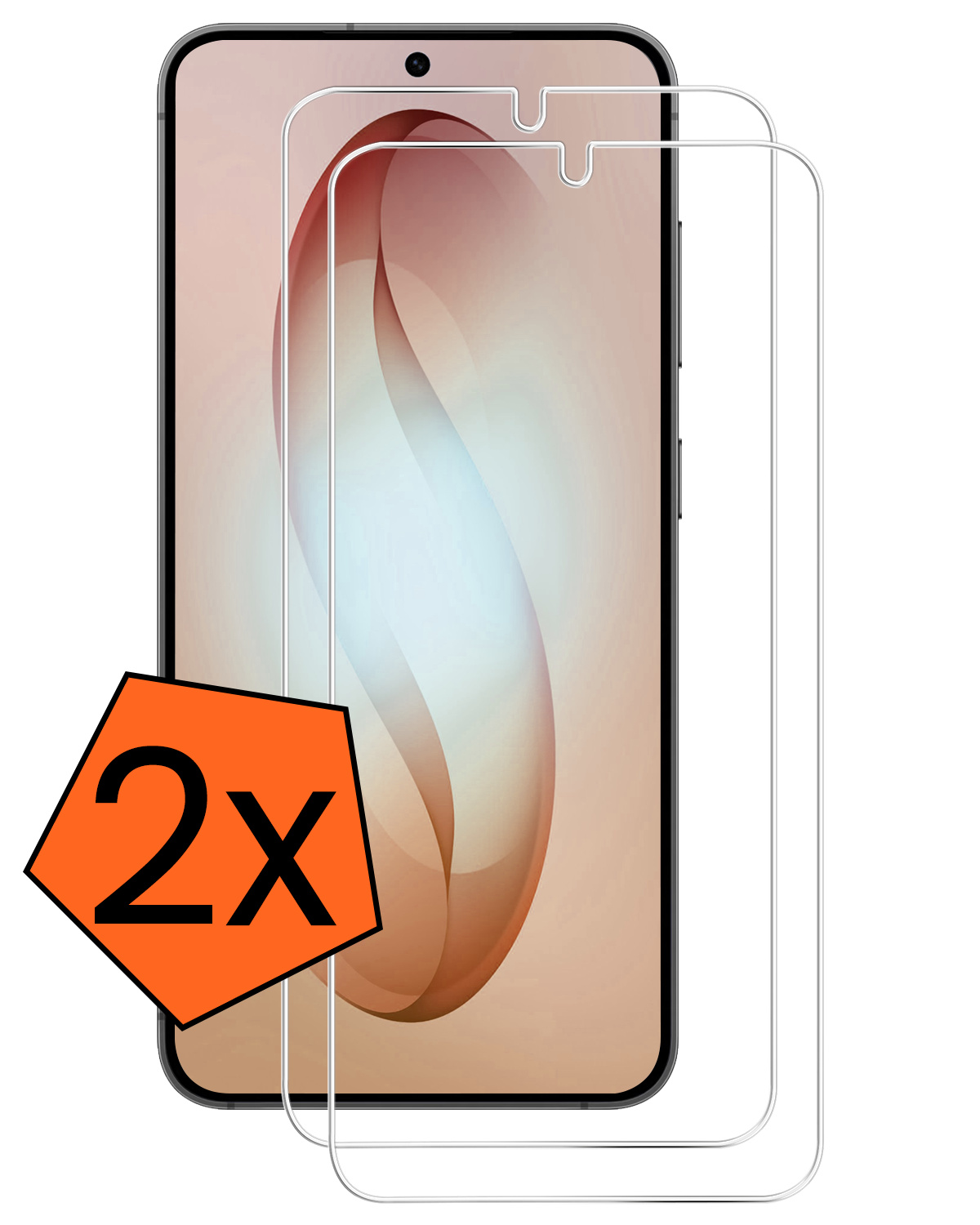 Nomfy Nomfy Samsung Galaxy S26 Screenprotector Glas - 2 PACK