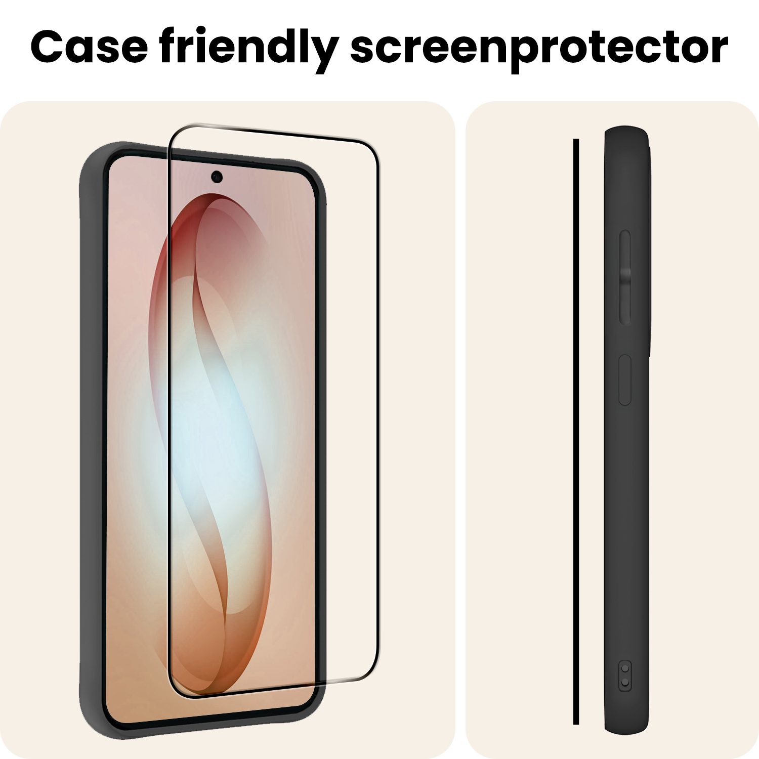 Nomfy Nomfy Samsung Galaxy S26 Screenprotector Glas Full Cover - 3 PACK