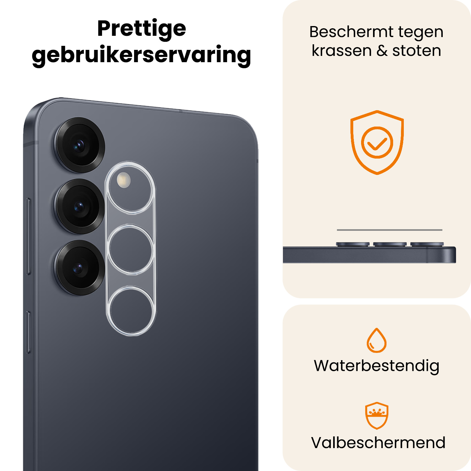 Nomfy Nomfy Samsung Galaxy S26 Camera Screenprotector - 2 PACK