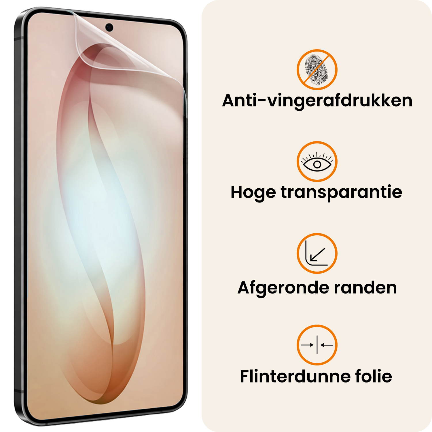 Nomfy Nomfy Samsung Galaxy S26 Schermfolie - 3 PACK