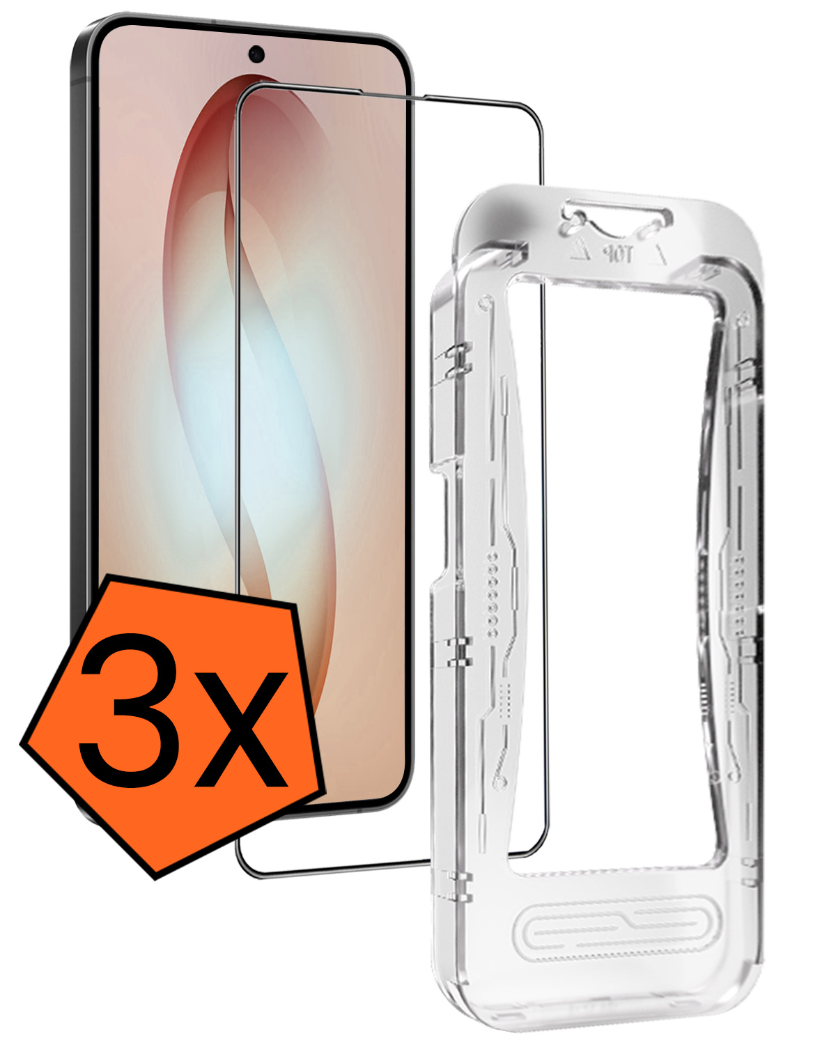 Nomfy Nomfy Samsung Galaxy S26 Hybrid Screenprotector - 3 PACK