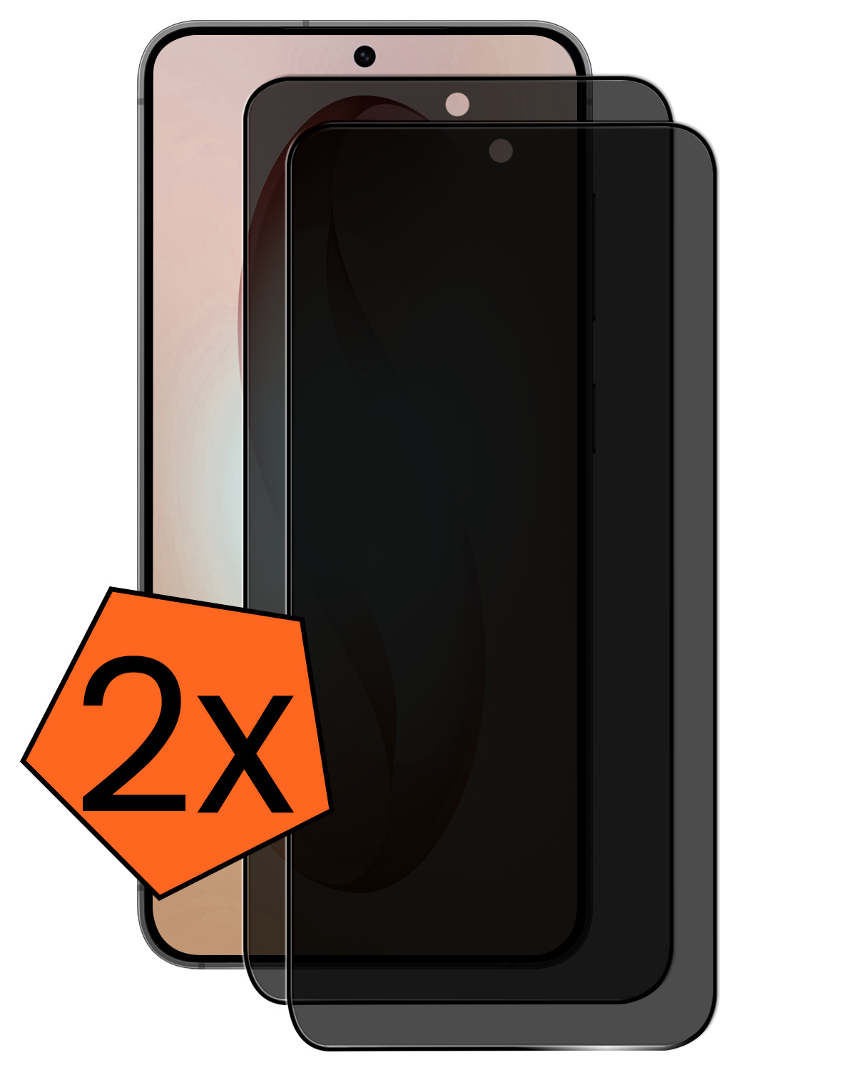 Nomfy Nomfy Samsung Galaxy S26 Screenprotector Glas Privacy - 2 PACK