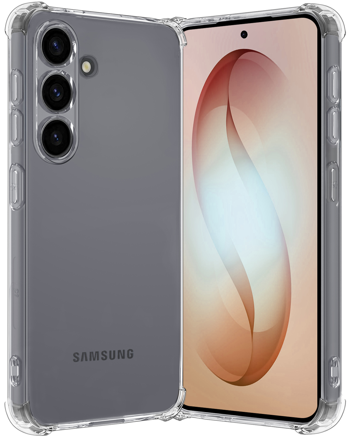 Nomfy Nomfy Samsung Galaxy S26 Hoesje Shockproof - Transparant