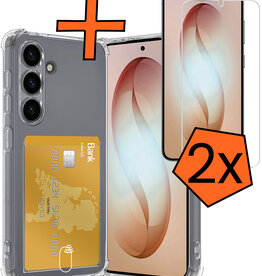 Nomfy Nomfy Samsung Galaxy S26 Hoesje Pashouder Met 2x Screenprotector