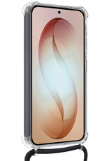 Nomfy Nomfy Samsung Galaxy S26 Hoesje Pashouder met Koord Met 2x Screenprotector