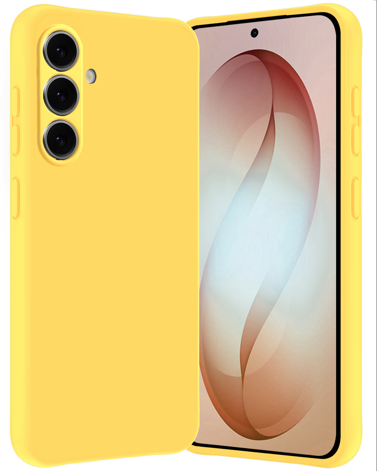 Nomfy Nomfy Samsung Galaxy S26 Hoesje Siliconen - Geel