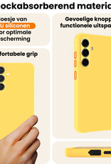 Nomfy Nomfy Samsung Galaxy S26 Hoesje Siliconen - Geel