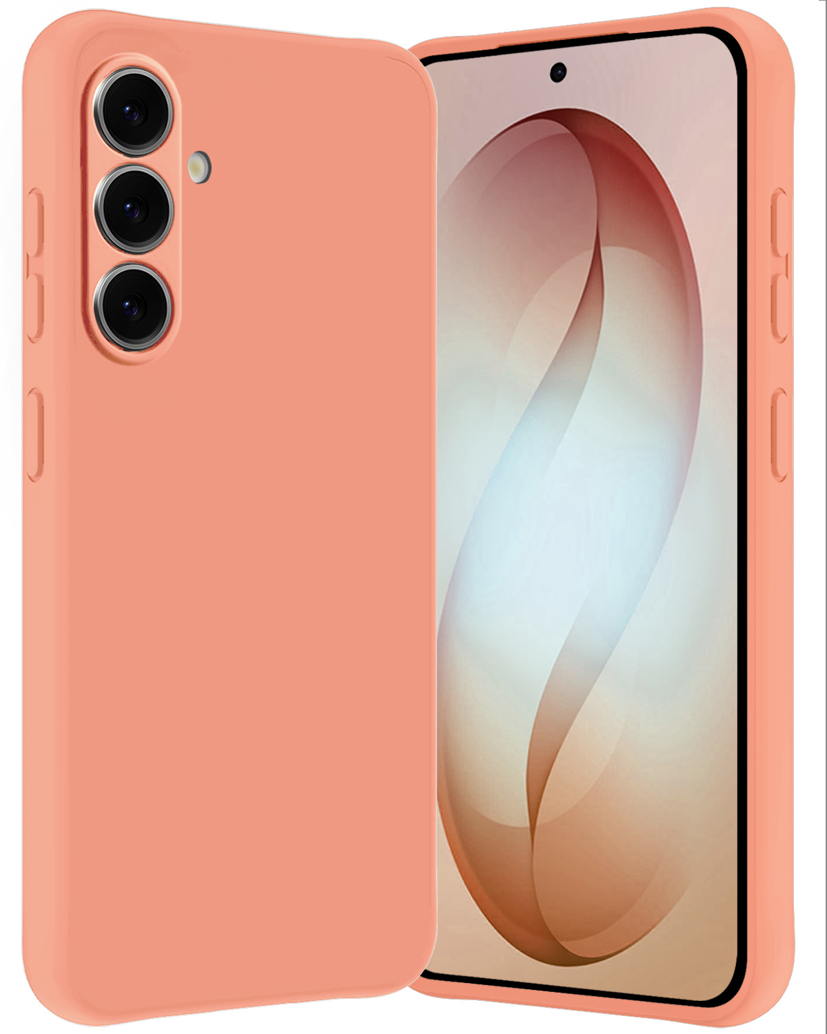 Nomfy Nomfy Samsung Galaxy S26 Hoesje Siliconen - Perzik