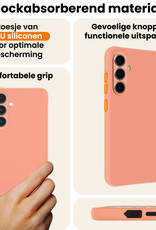 Nomfy Nomfy Samsung Galaxy S26 Hoesje Siliconen - Perzik