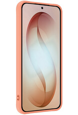 Nomfy Nomfy Samsung Galaxy S26 Hoesje Siliconen - Perzik