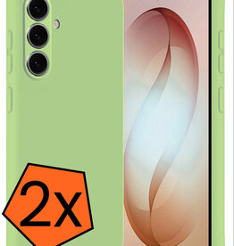 Nomfy Nomfy Samsung Galaxy S26 Hoesje Siliconen - Groen - 2 PACK